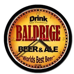  BALDRIGE beer and ale wall clock 