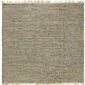   Rubber with Fringe Square Flat Weave Rug 