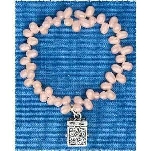  Pink Pearl Prayer Bracelet 