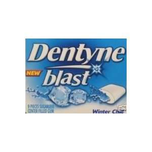 Dentyne Blast Winter Chill Chewing Gum 30 9 Pks  Grocery 