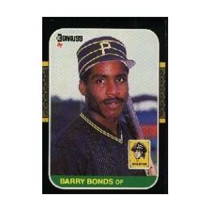  1987 Donruss # 361 Barry Bonds Pittsburgh Pirates Baseball 