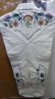 ROCKMOUNT WOMENS WESTERN SHIRT FLORAL EMBROIDERED  