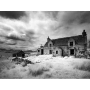 Infrared Image of a Derelict Farmhouse Near Arivruach, Isle of Lewis 