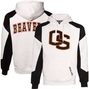  NCAA Oregon State Beavers White Black Challenger Hoody 