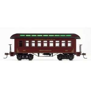  Roundhouse HO RTR 34 Old Time Overton Coach, PRR Toys 