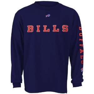  Buffalo Bills Navy Team Ambition Long Sleeve T shirt 
