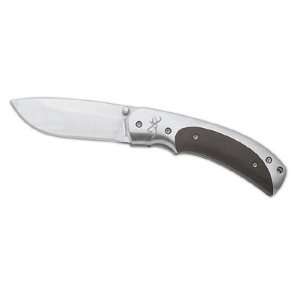  Browning 713 1 Blade Obsession Silver Folding Knife 322713 