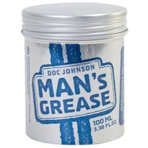  Mans Grease 3.38 Oz Water Based Cream Lubricant Health 