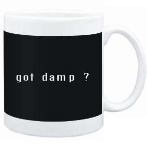  Mug Black  Got damp ?  Adjetives