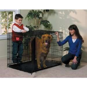 Midwest Life Stages Dbl Door Crate 48Lx30Wx33H InS  Pet 