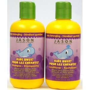   Kids Only Daily Detangling Duo Set Shampoo & Conditioner, 8 Oz Beauty