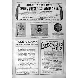   ScrubbS Ammonia Beechams Pills Kodak Canadian Whisky