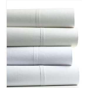   Pair of Sublime Sateen 310 Thread Count Dew White Standard Pillowcases