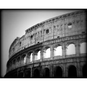  Roman Coliseum Black and White Print Rome Italy ITBW3951 