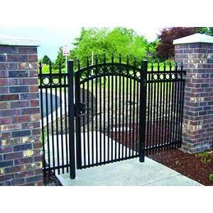 GTO Gate   Palm Harbor 4ft Walk Through Gate   Arch Top with Finials 