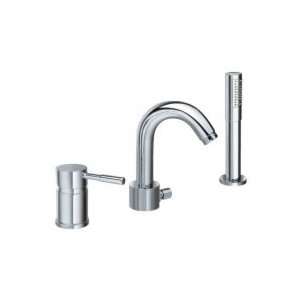   Single Lever Roman Tub Set with Hand Shower 12347 BC