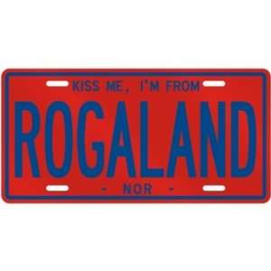  NEW  KISS ME , I AM FROM ROGALAND  NORWAY LICENSE PLATE 