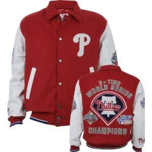 Philadelphia Phillies 2 Time Commemorative Champions Jacket  