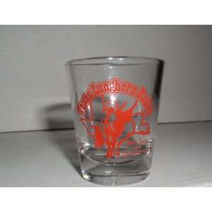 TEXAS RODEO SHOT GLASS ONE OUNCE 