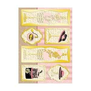  Chic Die Cut Punch Out Sheet 8X12   Mannequin Pink/Ivory Mannequin 