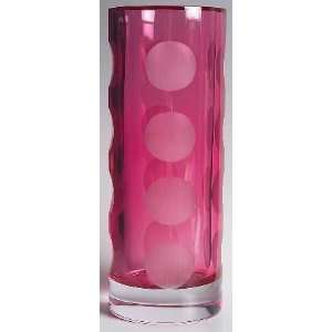  Lenox Kate Spade Bonita Street Large Vase, Pink, Full Lead 