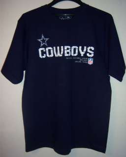   Cowboys NFL Tony Romo Jason Witten Dez Bryant Navy T Shirt Medium