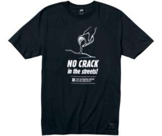 Nike SB T Shirt Black White XL No Crack in the streets 884726296547 