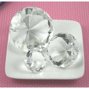  Diamond Shaped Crystal Paperweight   Medium Sports 