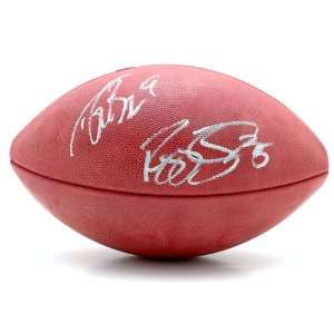  Reggie Bush and Drew Brees Autographed Football Sports 