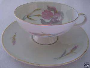 Thomas R Germany 1 Cup and Saucer Floral Gold Rim Nice  
