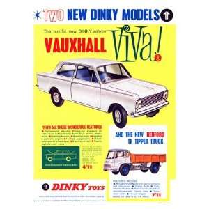  Retro Toy Advert Prints Vauhhall Viva   Dinky Toys 