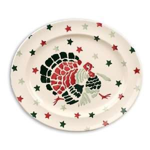 Emma Bridgewater Pottery Festive Star Large Turkey Platter  