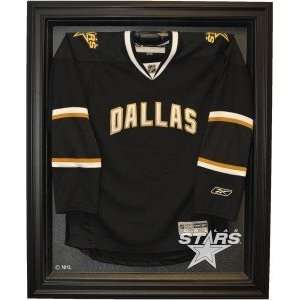  Dallas Stars Cabinet Style Jersey Display, Black Sports 
