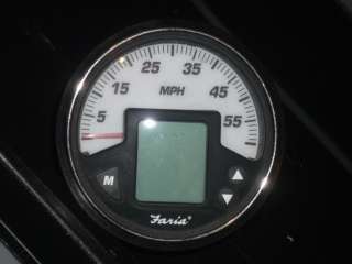 Faria MPH Boat Speedometer W/ Digital Readout  