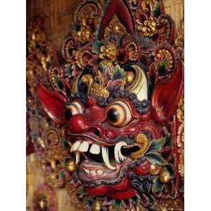  Traditional Balinese Wooden Mask for Sale in Ubud, Ubud, Indonesia 
