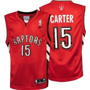  Vince Carter Red Reebok NBA Replica Toronto Raptors Youth 