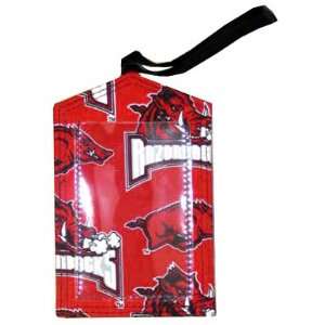   of Arkansas Razorbacks Luggage Tag by Broad Bay