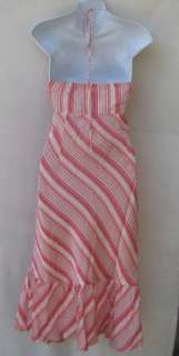 NWT NEW Ann Taylor LOFT Striped Halter Dress Sz 14  