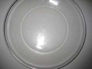 Anchor Hocking glass dinner plate Presence 10 crystal clear EXCELLENT 