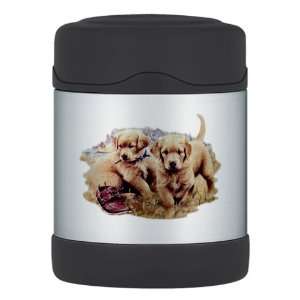  Thermos Food Jar Golden Retriever Puppies 