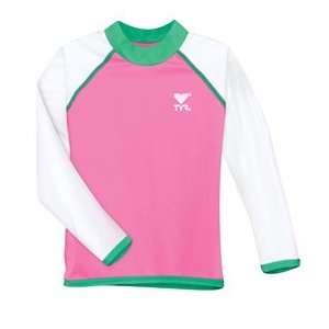  TYR Kids  Girls UV Long Sleeve Rashguard  KGRGS2 Sports 