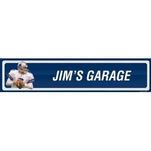  Tony Romo Dallas Cowboys Player Personalized Room Sign 