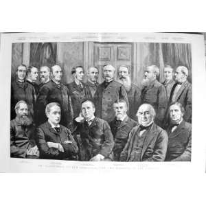  1892 Gladstone Cabinet Roseberry Spencer Trevelyan Men