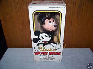 Vintage Elastic Mickey Mouse Mego Corp with box  