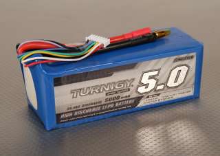RC Turnigy 5000mAh 6S 35C Lithium Polymer Battery ID10095  