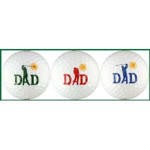    Swinging Dad Golf Balls w/ Motion Series