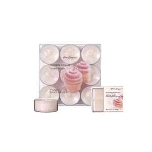 Highly Scented Tealight Candles   9 Pack   Sugared Cupcake 
