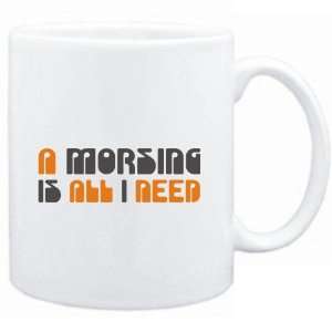 Mug White  A Morsing is all I need  Instruments  Sports 