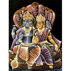  Indian Hindu Lord God & Goddess Vishnu & Laxmi Religious 