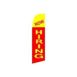  NOW HIRING Swooper Feather Flag 